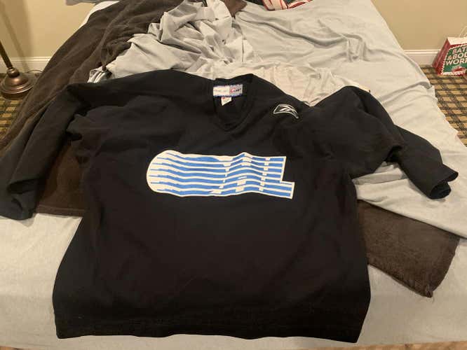 Black Men's Adult Used Size 56 Reebok Jersey Pro Stock