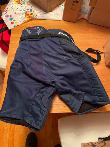 Blue Junior Medium Bauer X60 Hockey Pants