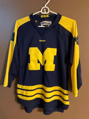 Blue Youth Large Reebok Jersey