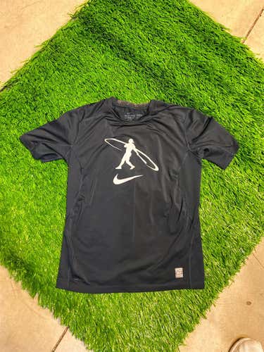 Blue Youth XL Nike Pro Combat Shirt - Youth XL