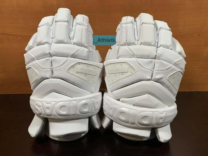 Adidas Freak Flex G Lacrosse Lax Climacool Gloves Size 12 White CF9665 $130 NEW!