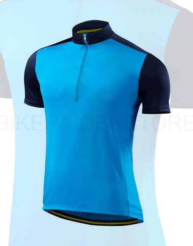 Specialized Men's RBX Short Sleeve Cycling Jersey Neon Blue / Navy - Medium