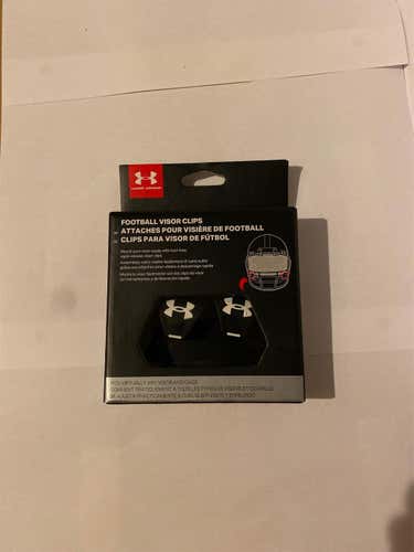 New black Under Armour Visor Clips