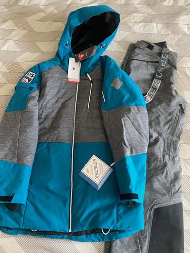 US Ski Team Men's NEW Large Spyder The Combo GTX Infinium Ski Suit Kit Jacket and Pants FreeStyle