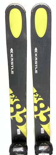 Used Kastle FX 85 All Mountain Skis with Bindings Size 173 (Option 2010419)