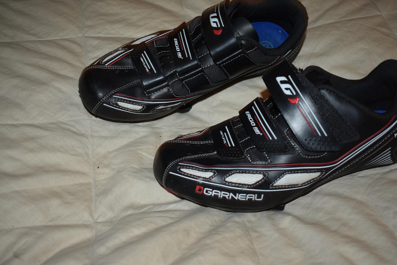 38 EU Black/Blue Louis Garneau Men's HRS-80 Road Cycling Shoes Size 6.5 US 