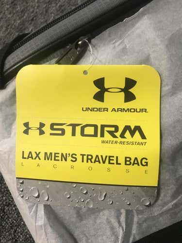 New Under Armour Lax travel bag in grey