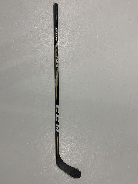 *NEW* Senior CCM Left Hand Super Tacks 2.0 Hockey Stick Mid Pattern Pro Stock 75 Flex (64 Inches)