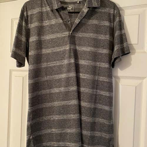 Gray Adult Small Puma Golf Shirt