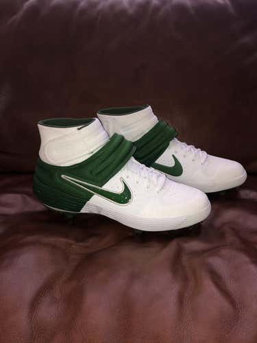 NIKE Hurache Elite 2 High (sz 11.5) white/green