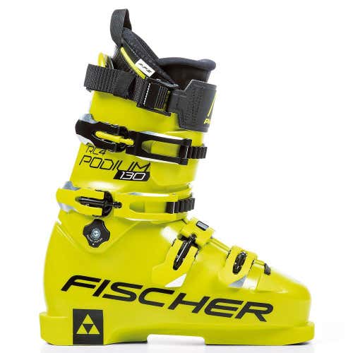 New Fischer RC4 Podium 130 Ski Boots Size 28.5 (SY387)