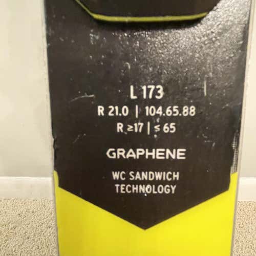 Used 2019 173cm 21m Racing Worldcup I.GS RD With Bindings Max Din 11 Skis