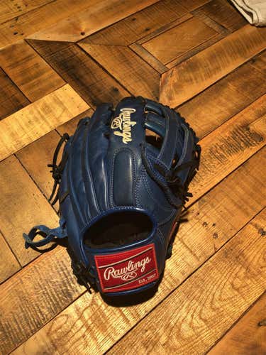 Blue Kid Pitch (9YO-13YO) Outfield Gold Glove Elite 12.75" Baseball Glove