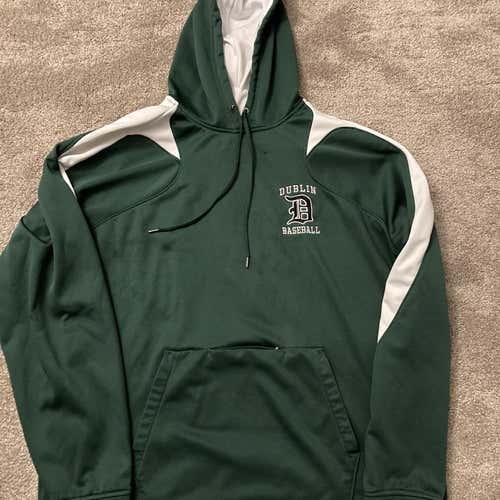 Green Adult Large Dublin Baseball Sweatshirt