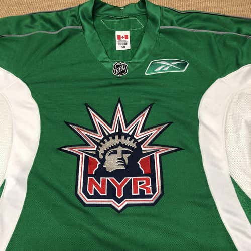 New York Rangers NHL Reebok CCM RBK Pro Stock Practice Jersey Size 58