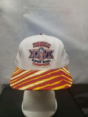 Vintage Washington Redskins Super Bowl XXVI Champions Zumba Snapback Hat AJD