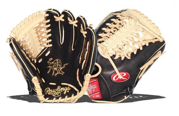 Rawlings Heart of the Hide Black/Cream 11.75" Baseball Glove: PROR205-4BC