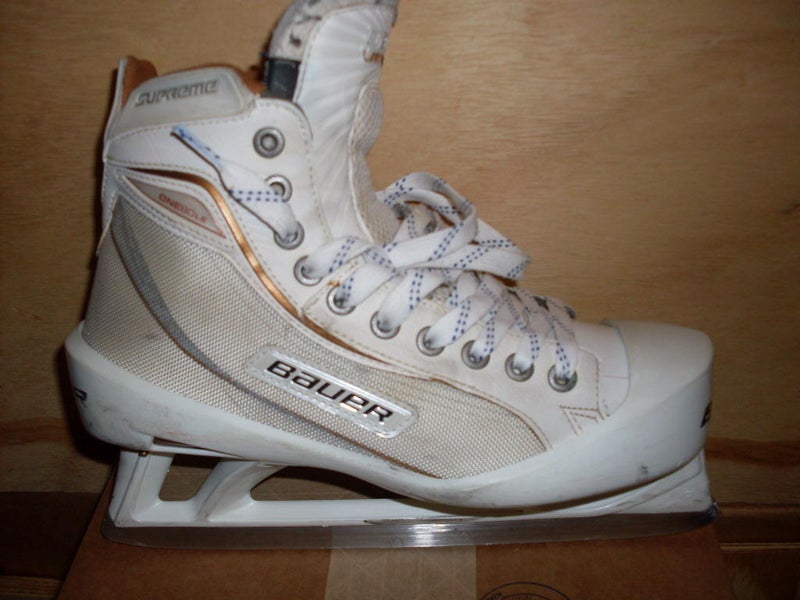 Used Senior Bauer Hockey Goalie Skates Regular Width Size 7