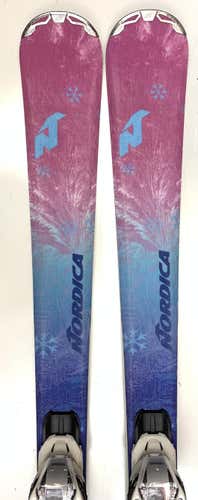 Used Nordica Astral 74 All Mountain Skis with Bindings Size 150 (Option 2004920)