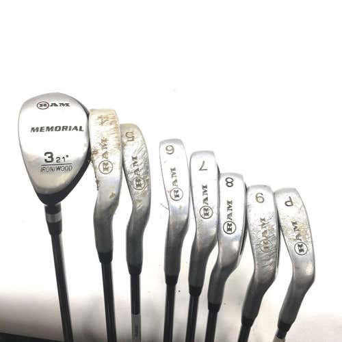 Used Ram Memorial 3i-pw Steel Regular Golf Iron Or Hybrid Sets