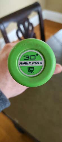 Used 2018 Rawlings Composite Threat Bat (-12) 18 oz 30"