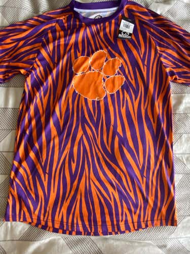 Clemson Tigers Large Rugby Rhino Replica Tee, Jersey, Shirt, Adult