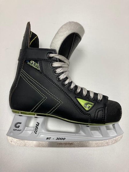 New Junior Graf 735 OVERLOAD Hockey Skates Regular Width Size 1.5