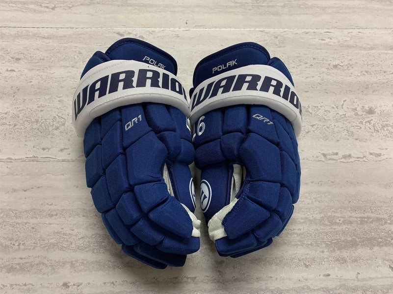 Toronto Maple Leaf Roman Polka Warrior 14" Pro Stock Gloves