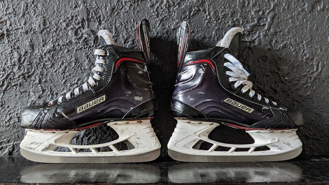 Used Senior Bauer Vapor 1X Hockey Skates Regular Width Pro Stock Size 8.5