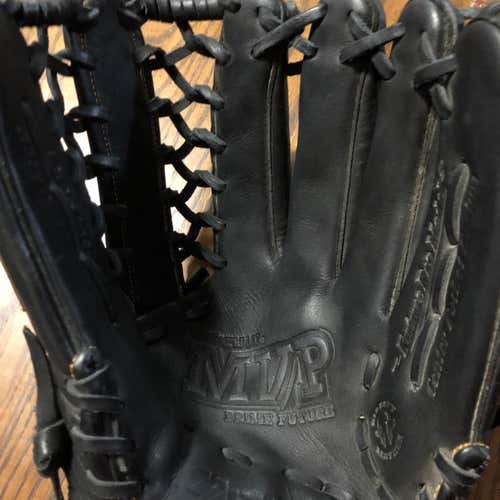 Black Kid Pitch (9YO-13YO) Outfield MVP Prime 12.25" Baseball Glove