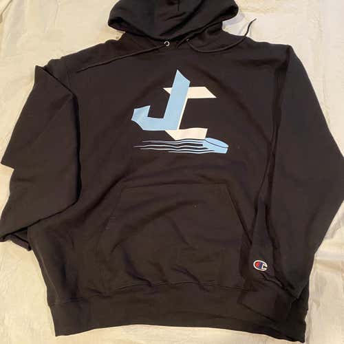 Black Adult XL JL Hockey Champion Sweatshirt