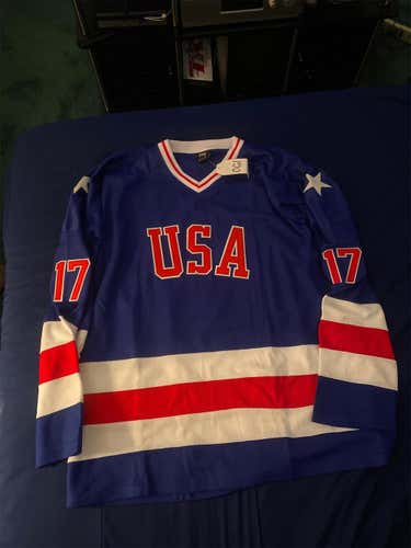 Team USA Jack O’Callahan XL Olympic HockeyJersey