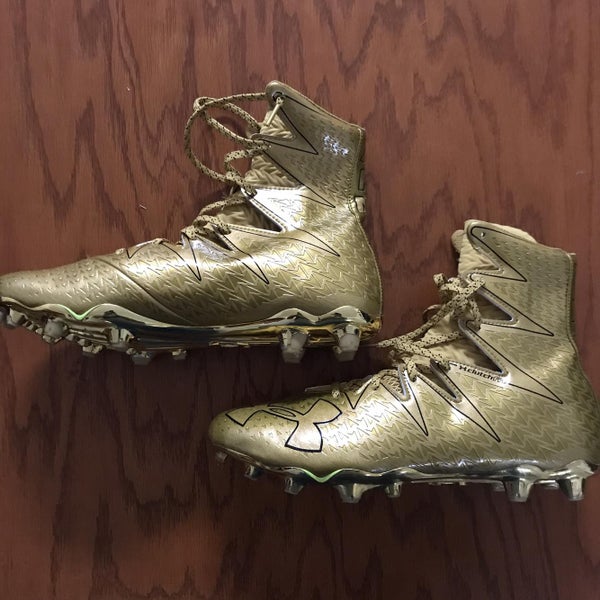 Great Condition Sz 13 Under Armour Gold Highlight Cleats