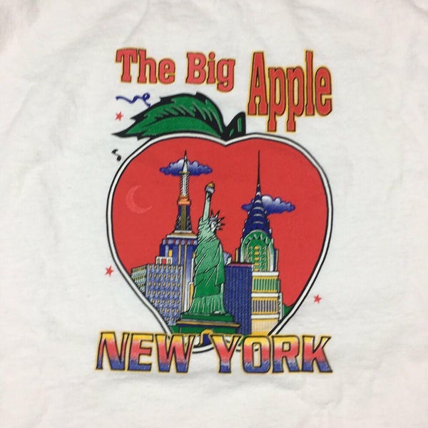 70s New York City Big Apple Tee // Vintage Boho Shirt T-shirt -  Norway