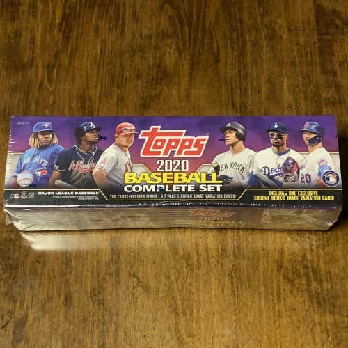 2020 Topps MLB Baseball Complete Factory Sealed Target Purple Set+CHROME RC