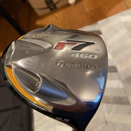TaylorMade 	R7 460  9.5  Driver  Stiff Flex  Golf Pride New Decade Midsize grip