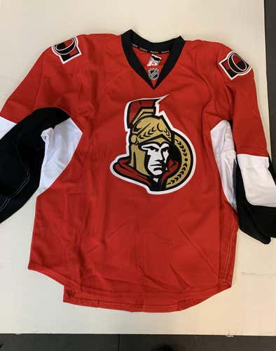 New Reebok Ottawa Senators NHL Pro Stock Hockey Jersey 58+G Goalie cut