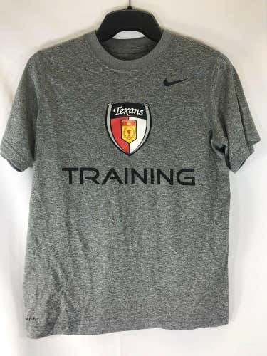 Nike Texans Soccer Training Shirt #17 Gray Youth Medium NEW NWOT Tee T-Shirt Top