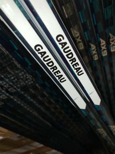 New 2 Pack Johnny Gaudreau Calgary Flames AX9 70 Flex Custom Curve Pro Stock Hockey Stick