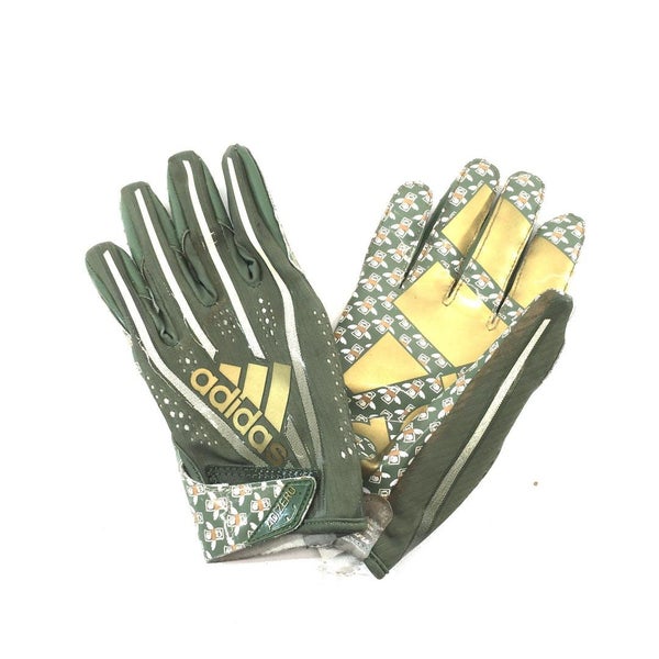 Used Adidas Money Gloves Lg Receiver Football Gloves