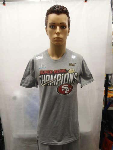 NWS Super Bowl LIV San Fransisco 49ers Champions Shirt Fanatics S Misprint NFL