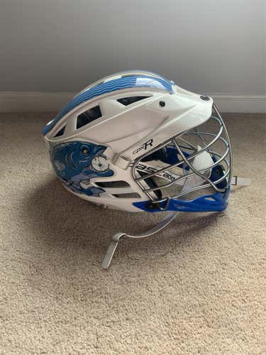 White Adult Player's Cascade CPX-R Helmet