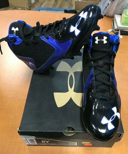 New Under Armour UA Fierce Phantom Junior MC Size 5Y Youth Baseball Cleats Shoes