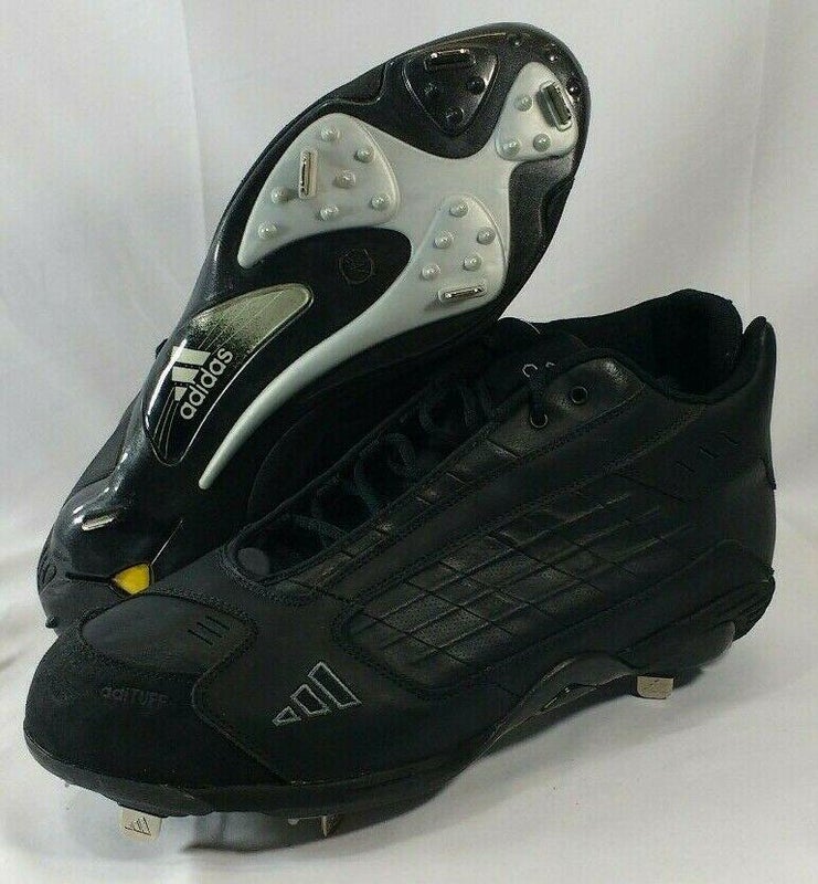 Adidas Excelsior Mid Black Size 16 Men's Metal Baseball Cleats Shoes Black New