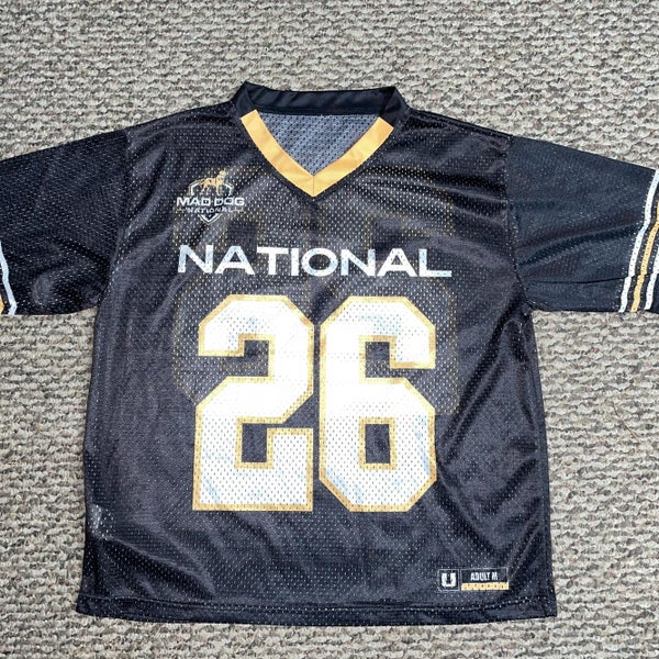 NEW MadDog National Black Mesh Club Jersey