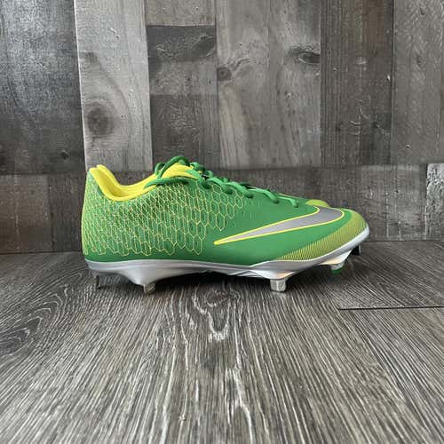 Nike Oregon Ducks Lunar Vapor Ultrafly Elite 2 Baseball Cleats Sz 10 PE Sampl