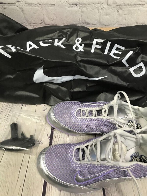 Women’s Nike Zoom Jana Star Track Field Cleat Sprint Race Spikes Purple Size 5.5