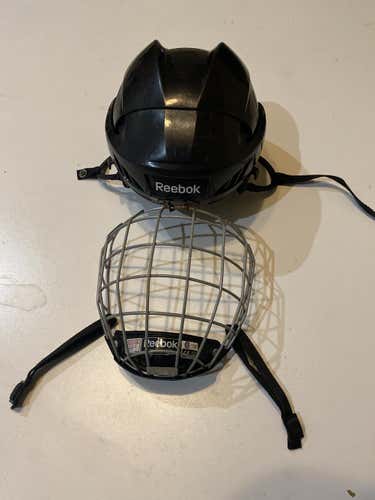Black Used Large Reebok 6K Helmet