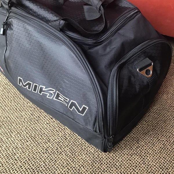 Miken Black Nylon Duffel Bag
