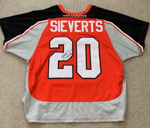 Game Used SIGNED Jeremy Sieverts Denver Outlaws MLL jersey
